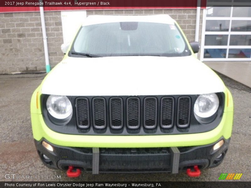 Hypergreen / Black 2017 Jeep Renegade Trailhawk 4x4
