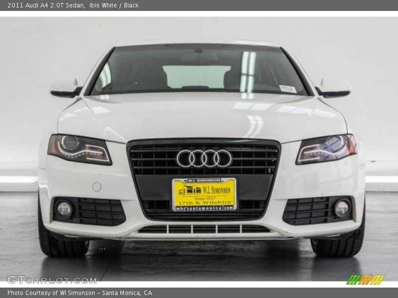 Ibis White / Black 2011 Audi A4 2.0T Sedan