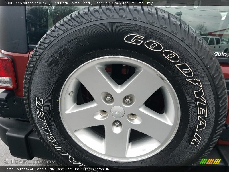 Red Rock Crystal Pearl / Dark Slate Gray/Medium Slate Gray 2008 Jeep Wrangler X 4x4
