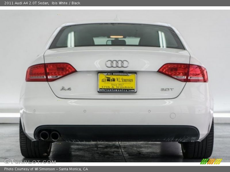 Ibis White / Black 2011 Audi A4 2.0T Sedan