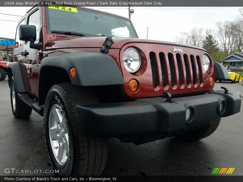 Red Rock Crystal Pearl / Dark Slate Gray/Medium Slate Gray 2008 Jeep Wrangler X 4x4