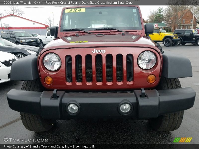 Red Rock Crystal Pearl / Dark Slate Gray/Medium Slate Gray 2008 Jeep Wrangler X 4x4