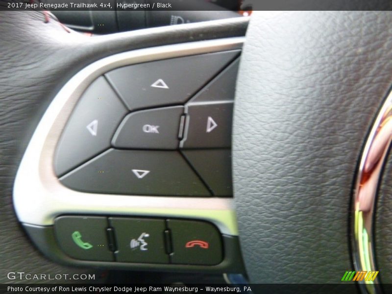 Hypergreen / Black 2017 Jeep Renegade Trailhawk 4x4