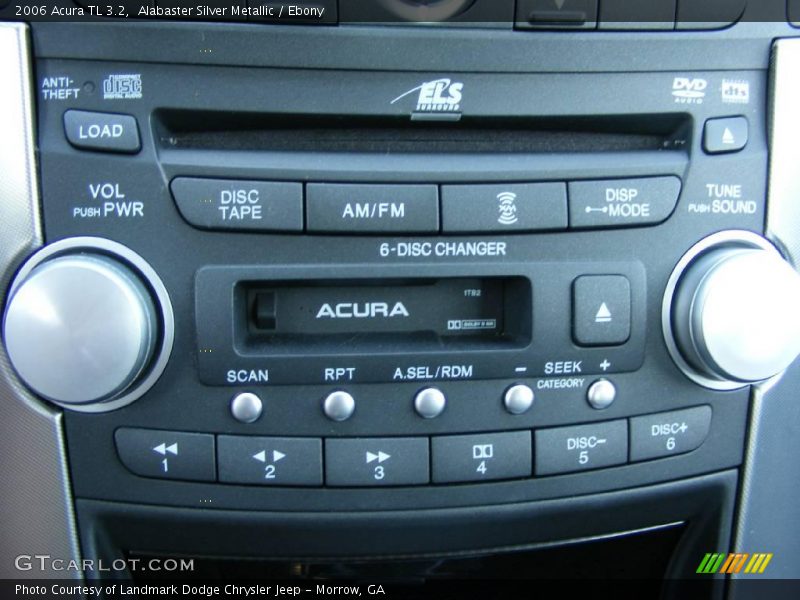 Alabaster Silver Metallic / Ebony 2006 Acura TL 3.2