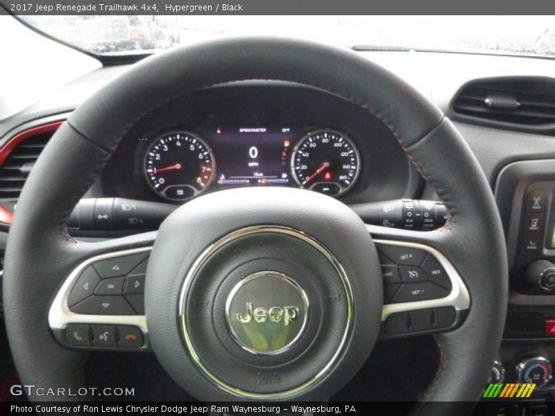 Hypergreen / Black 2017 Jeep Renegade Trailhawk 4x4