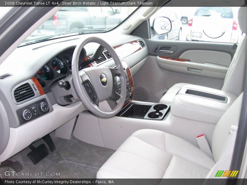Silver Birch Metallic / Light Titanium/Dark Titanium 2008 Chevrolet Tahoe LT 4x4