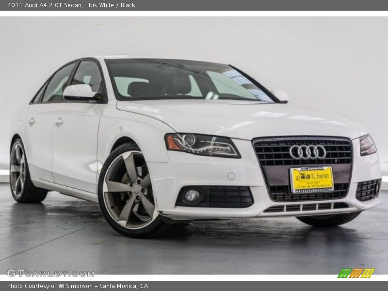 Ibis White / Black 2011 Audi A4 2.0T Sedan