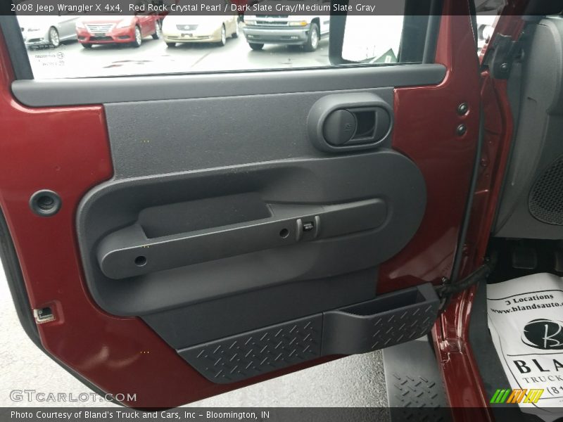 Red Rock Crystal Pearl / Dark Slate Gray/Medium Slate Gray 2008 Jeep Wrangler X 4x4
