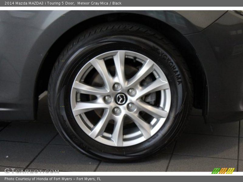 Meteor Gray Mica / Black 2014 Mazda MAZDA3 i Touring 5 Door