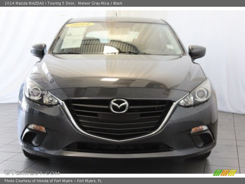 Meteor Gray Mica / Black 2014 Mazda MAZDA3 i Touring 5 Door