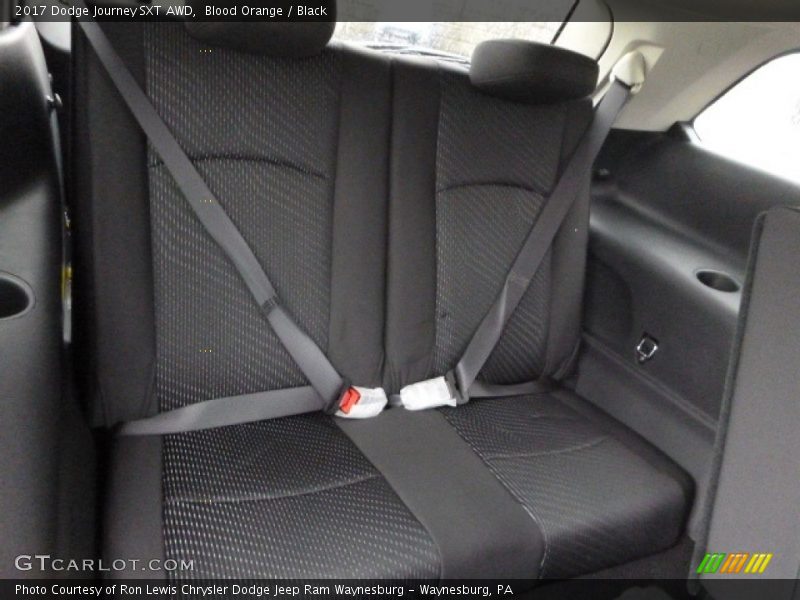Rear Seat of 2017 Journey SXT AWD