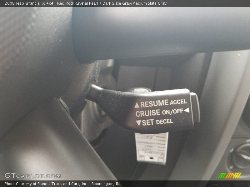Red Rock Crystal Pearl / Dark Slate Gray/Medium Slate Gray 2008 Jeep Wrangler X 4x4