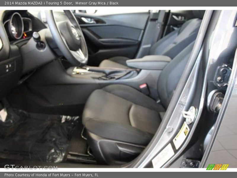 Meteor Gray Mica / Black 2014 Mazda MAZDA3 i Touring 5 Door