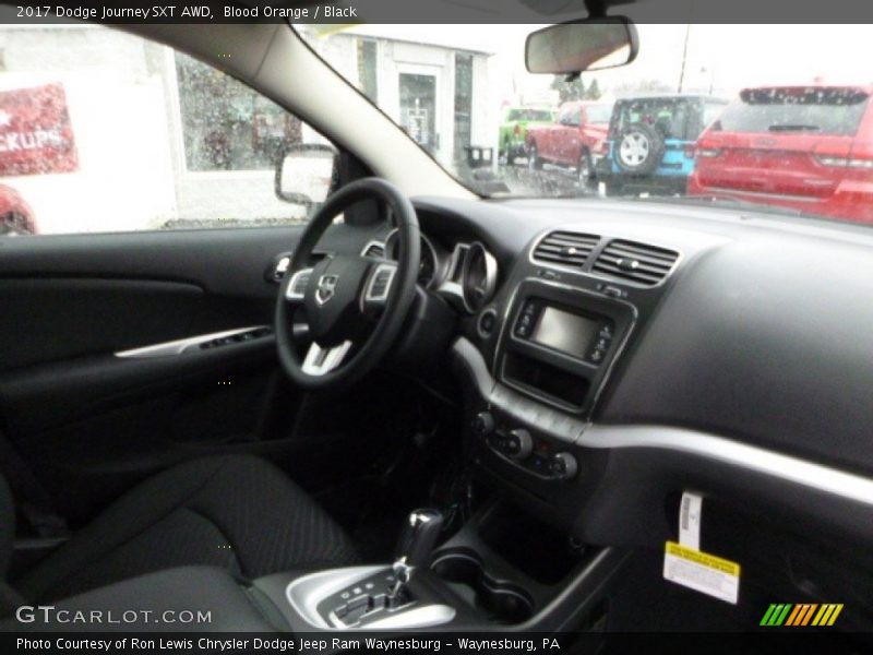 Blood Orange / Black 2017 Dodge Journey SXT AWD