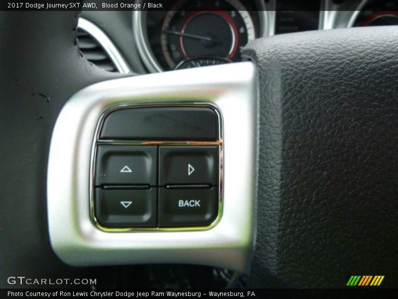Blood Orange / Black 2017 Dodge Journey SXT AWD