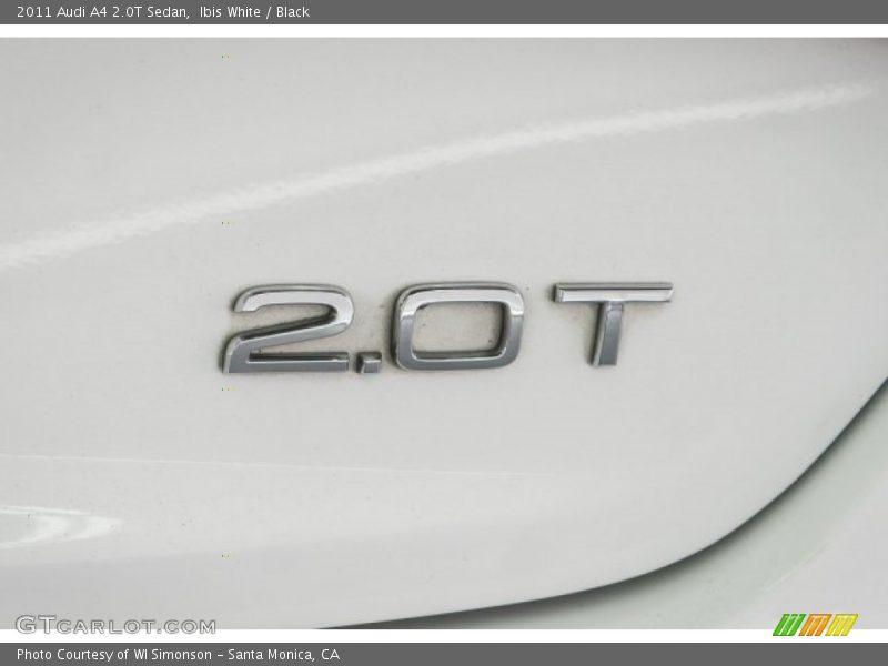 Ibis White / Black 2011 Audi A4 2.0T Sedan