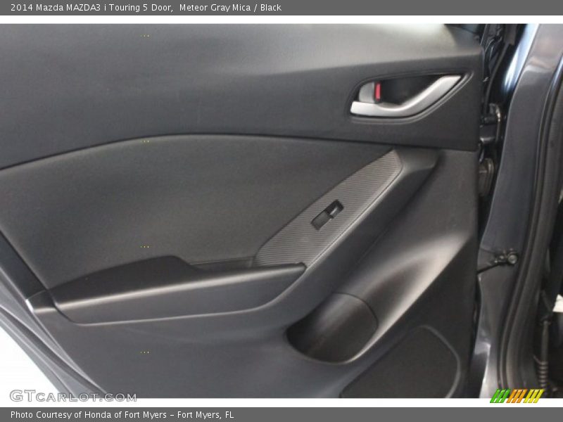 Meteor Gray Mica / Black 2014 Mazda MAZDA3 i Touring 5 Door