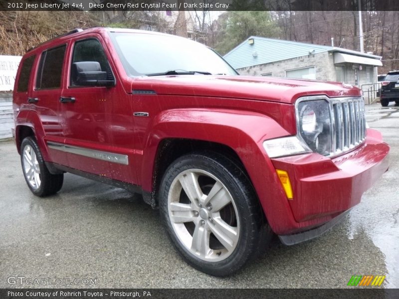 Deep Cherry Red Crystal Pearl / Dark Slate Gray 2012 Jeep Liberty Jet 4x4