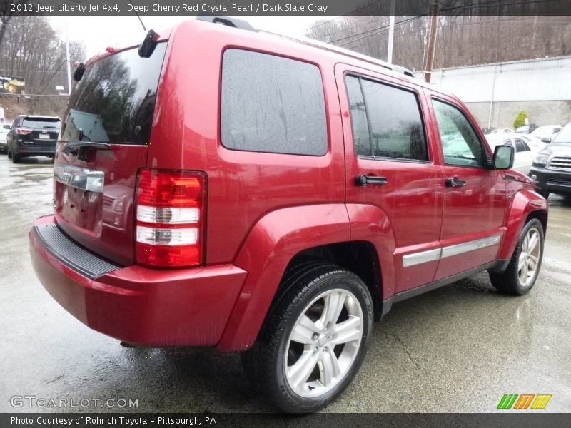Deep Cherry Red Crystal Pearl / Dark Slate Gray 2012 Jeep Liberty Jet 4x4