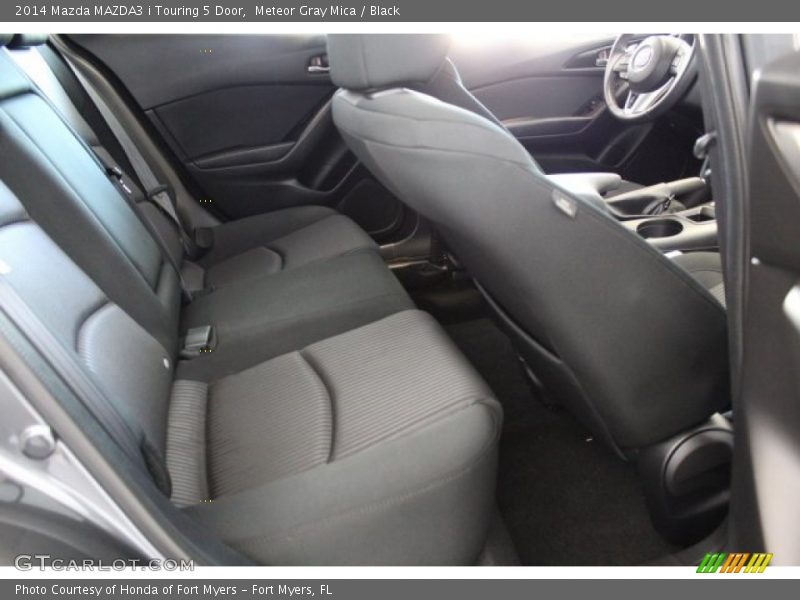 Meteor Gray Mica / Black 2014 Mazda MAZDA3 i Touring 5 Door