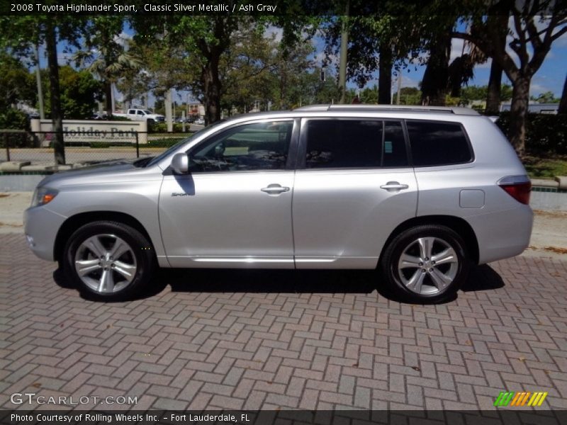  2008 Highlander Sport Classic Silver Metallic
