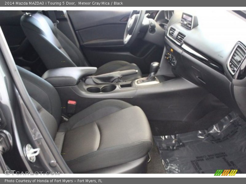 Meteor Gray Mica / Black 2014 Mazda MAZDA3 i Touring 5 Door