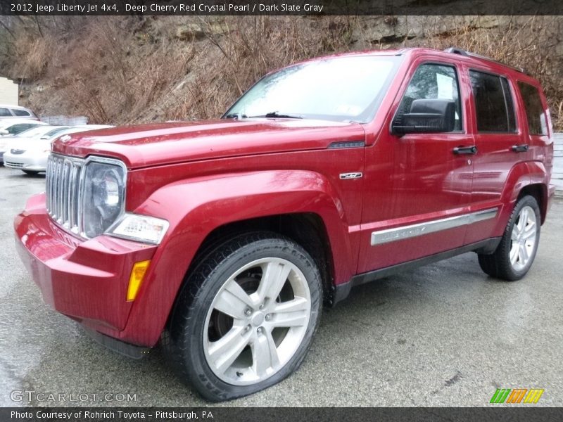Deep Cherry Red Crystal Pearl / Dark Slate Gray 2012 Jeep Liberty Jet 4x4