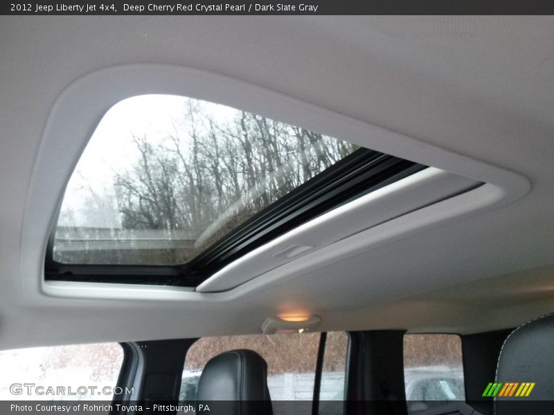 Deep Cherry Red Crystal Pearl / Dark Slate Gray 2012 Jeep Liberty Jet 4x4