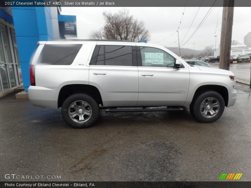 Silver Ice Metallic / Jet Black 2017 Chevrolet Tahoe LT 4WD