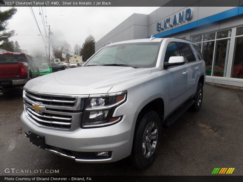 Silver Ice Metallic / Jet Black 2017 Chevrolet Tahoe LT 4WD