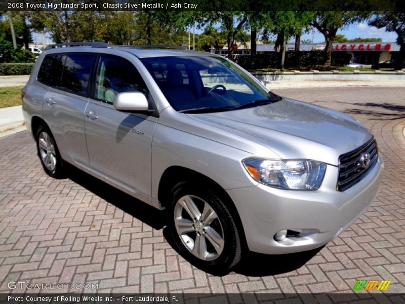  2008 Highlander Sport Classic Silver Metallic