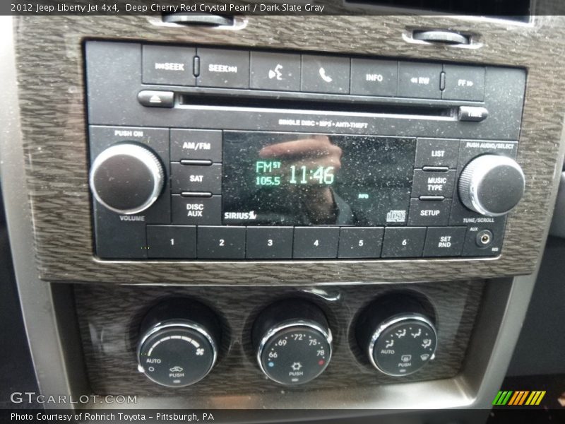 Deep Cherry Red Crystal Pearl / Dark Slate Gray 2012 Jeep Liberty Jet 4x4