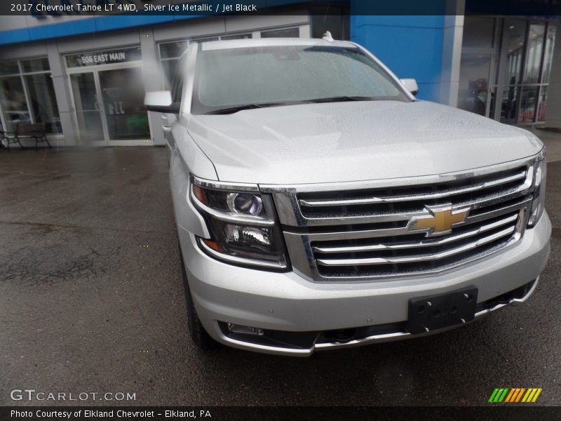 Silver Ice Metallic / Jet Black 2017 Chevrolet Tahoe LT 4WD