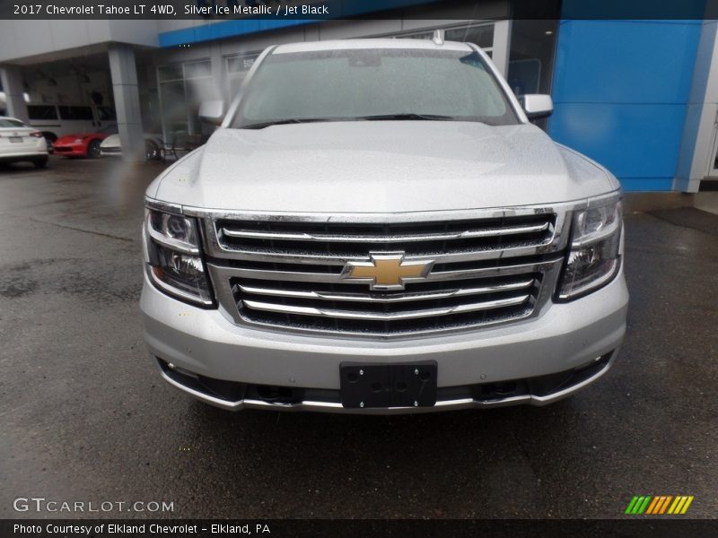 Silver Ice Metallic / Jet Black 2017 Chevrolet Tahoe LT 4WD