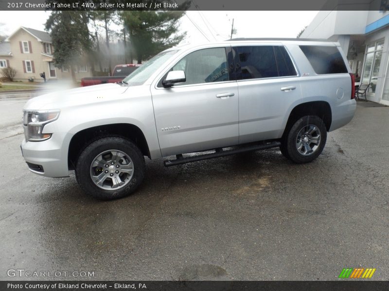 Silver Ice Metallic / Jet Black 2017 Chevrolet Tahoe LT 4WD