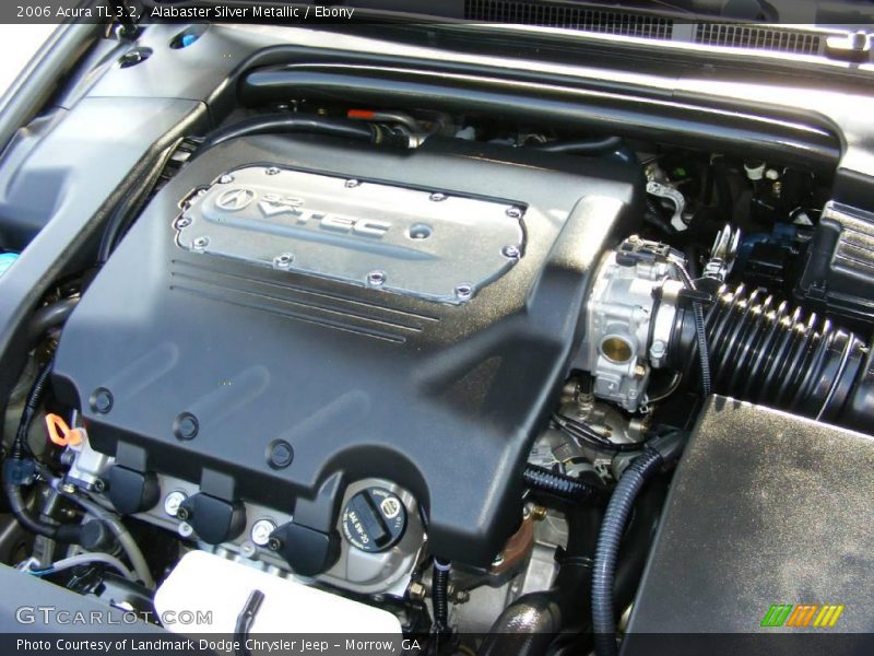 Alabaster Silver Metallic / Ebony 2006 Acura TL 3.2