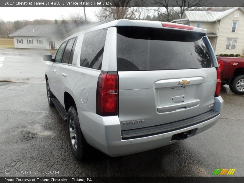 Silver Ice Metallic / Jet Black 2017 Chevrolet Tahoe LT 4WD