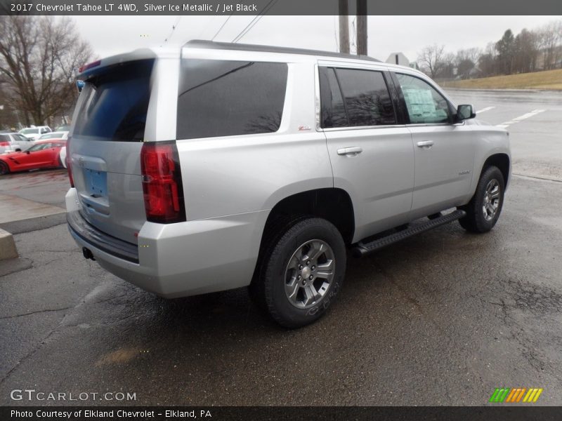 Silver Ice Metallic / Jet Black 2017 Chevrolet Tahoe LT 4WD