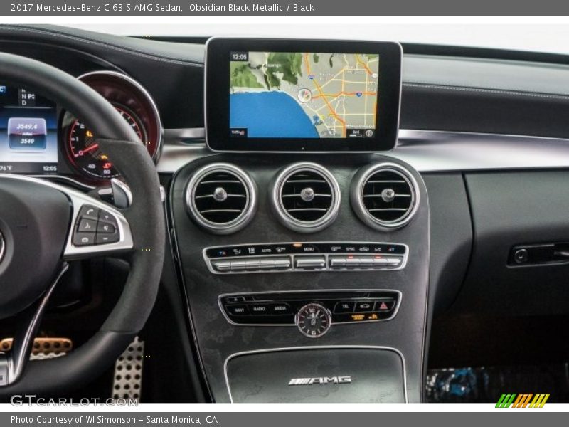 Controls of 2017 C 63 S AMG Sedan