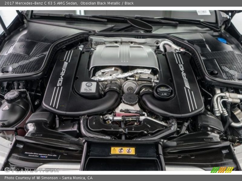  2017 C 63 S AMG Sedan Engine - 4.0 Liter AMG DI biturbo DOHC 32-Valve VVT V8