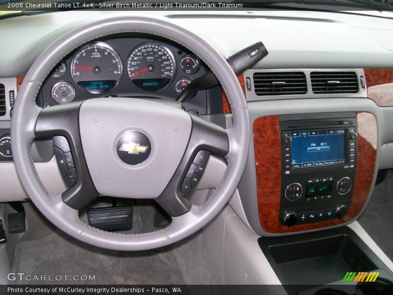 Silver Birch Metallic / Light Titanium/Dark Titanium 2008 Chevrolet Tahoe LT 4x4