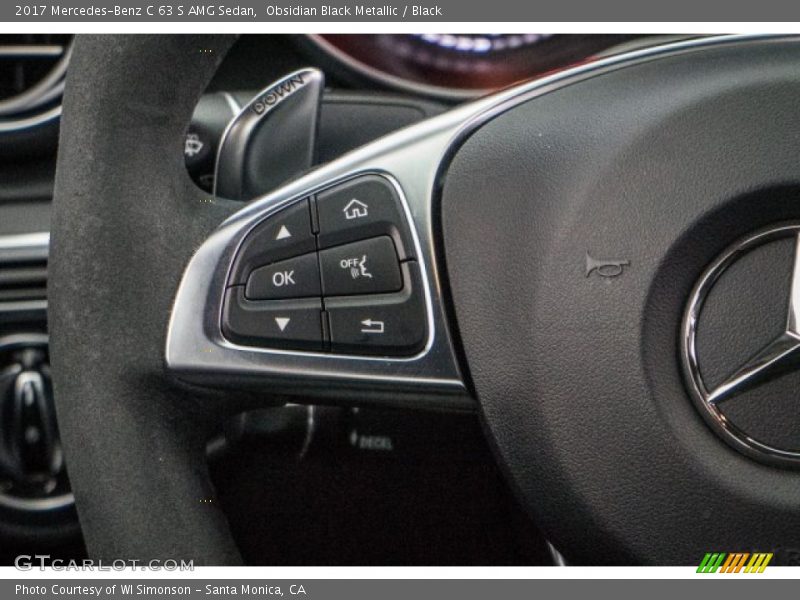 Controls of 2017 C 63 S AMG Sedan