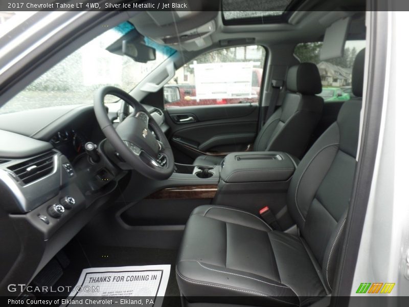 Silver Ice Metallic / Jet Black 2017 Chevrolet Tahoe LT 4WD