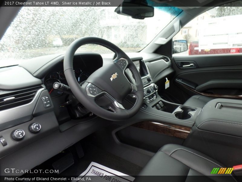 Silver Ice Metallic / Jet Black 2017 Chevrolet Tahoe LT 4WD
