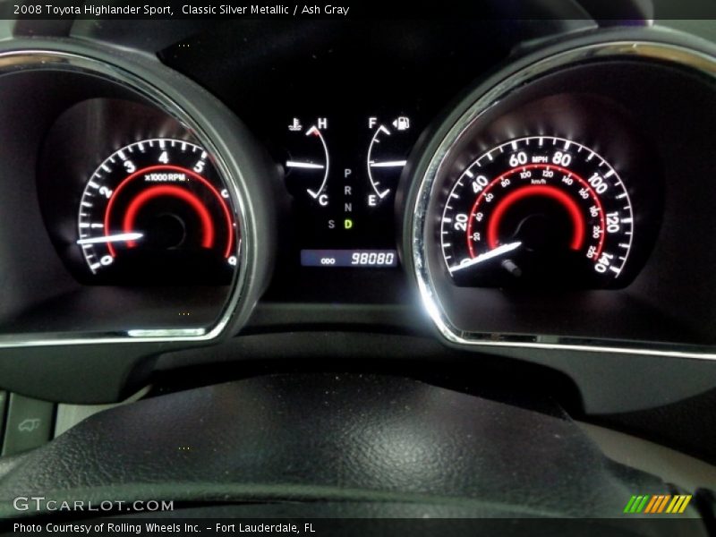  2008 Highlander Sport Sport Gauges