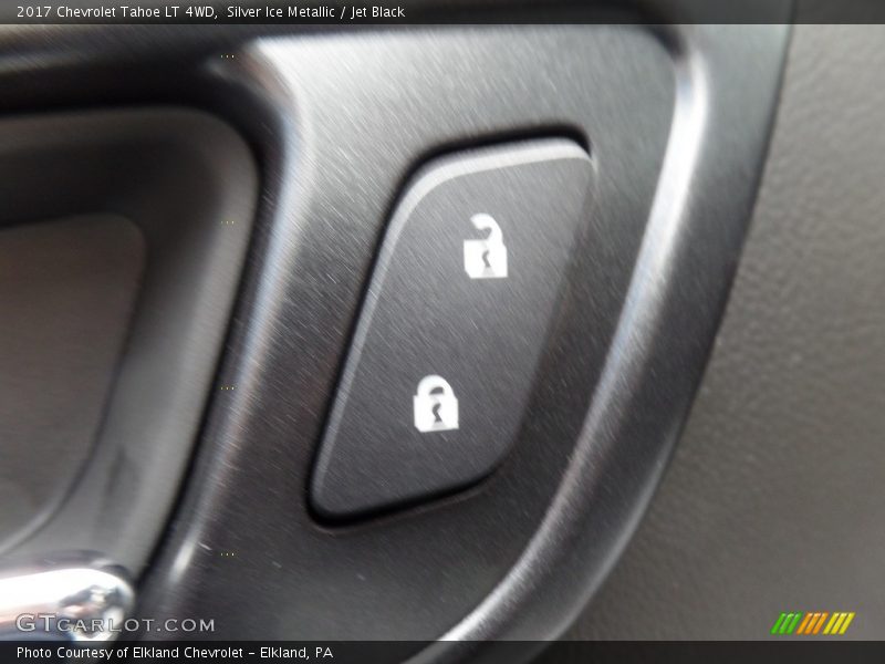 Silver Ice Metallic / Jet Black 2017 Chevrolet Tahoe LT 4WD