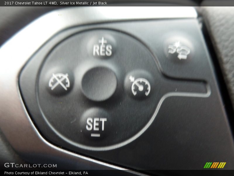 Silver Ice Metallic / Jet Black 2017 Chevrolet Tahoe LT 4WD