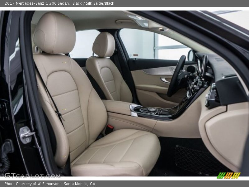 Black / Silk Beige/Black 2017 Mercedes-Benz C 300 Sedan