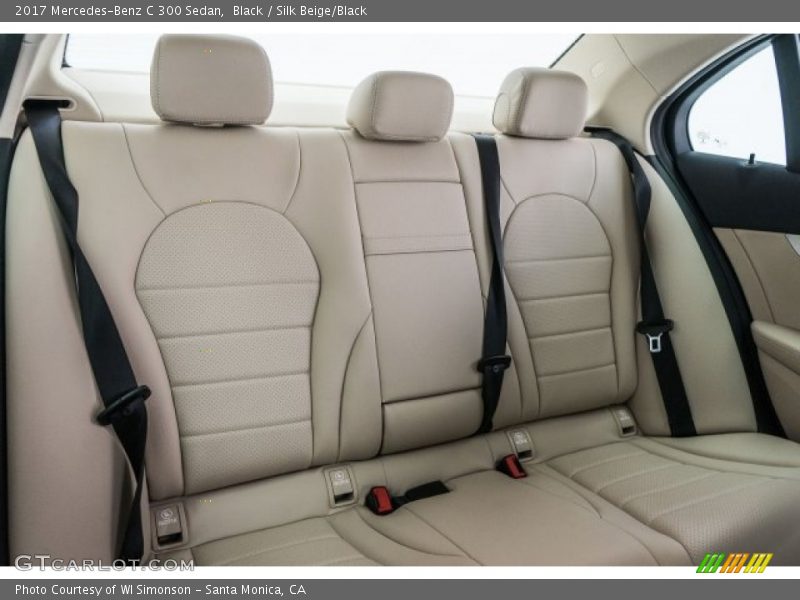 Black / Silk Beige/Black 2017 Mercedes-Benz C 300 Sedan
