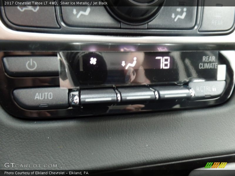 Silver Ice Metallic / Jet Black 2017 Chevrolet Tahoe LT 4WD